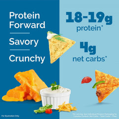 Quest Nutrition Tortilla Style Protein Chips, Salty Snack Variety Pack, Pizza, Loaded Taco, Nacho Cheese, Ranch, High Protein Snack, Low Carb, Gluten Free, 1.1 oz (Pack of 8) 2 each flavor