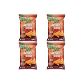 Late July Snacks Smoked BBQ Tortilla Chips, 6 Oz Bag (Pack of 4)
