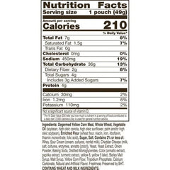 Chex Mix Savory Cheddar Snack Mix, 4.5 OZ | Single Serve Bags, Bold Cheddar Flavor, Variety of Pieces, Bulk , On-the-Go Snack