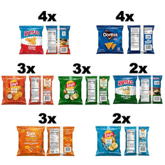 Frito-Lay Tangy Favorites Mix, Variety Pack of Chips (Pack of 21)