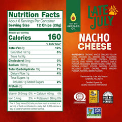 Late July Snacks Smoked BBQ Tortilla Chips, 6 Oz Bag (Pack of 4)