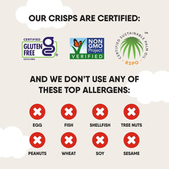 The Good Crisp Company Variety Potato Chips, 5.6 oz Cans, Pack of 8 | Six-flavor assortment; Certified gluten-free; Non-GMO ingredients; Free from major allergens
