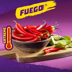 Takis Fuego 17 oz Fiesta Size Bag, Hot Chili Pepper & Lime Flavored Extreme Spicy Rolled Tortilla Chips (Pack of 2)