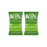 Kettle Brand Jalapeno Kettle Potato Chips,Gluten-Free,Non-GMO,7.5 oz Bag,(Pack of 2)