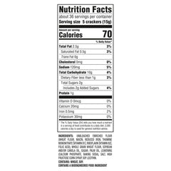 RITZ Whole Wheat Crackers, Snacks for Kids and Adults, Bulk Lunch Snacks, Family Size, 6-19.3 oz Boxes