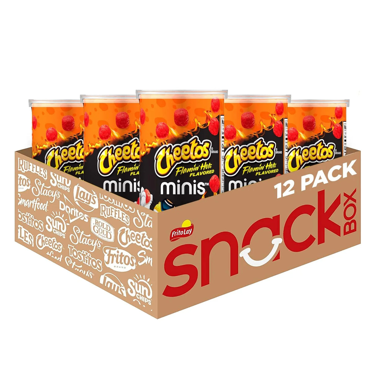 Minis Canisters, Cheetos Flamin' Hot, 1.5 Ounce (Pack of 12)