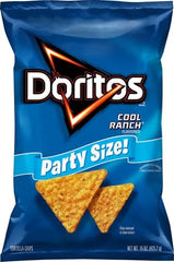 Doritos, Cool Ranch Flavored Tortilla Chips Party Size, 15 oz