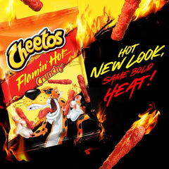 Frito Lay Flamin' Hot Mix, 6 Flavor Single Serve Cheetos, Doritos, Chester's & Funyuns Variety Pack, (40 Count)