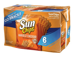 Sunchips, Harvest Cheddar, 6 oz (Pack of 12)