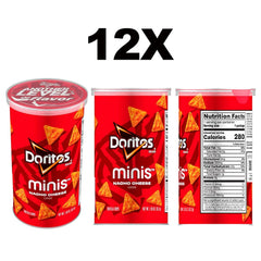 Minis Canisters, Doritos Nacho Cheese, 1.95 Ounce (Pack of 12)