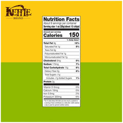 Kettle Brand Jalapeno Kettle Potato Chips,Gluten-Free,Non-GMO,7.5 oz Bag,(Pack of 2)