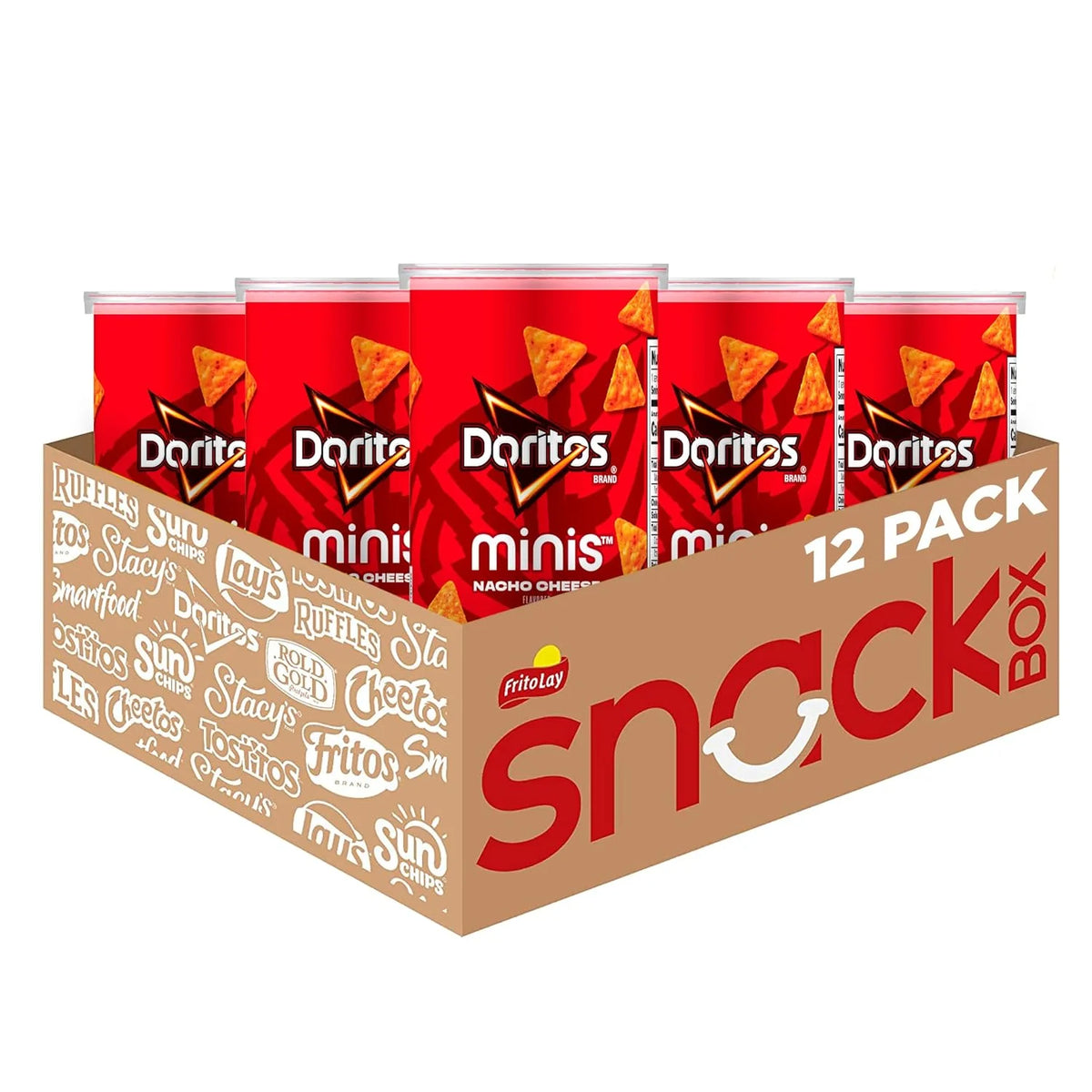 Minis Canisters, Doritos Nacho Cheese, 1.95 Ounce (Pack of 12)