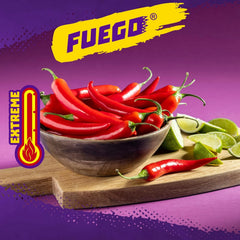 Takis Fuego 17 oz Fiesta Size Hot Chili Pepper & Lime Flavored Extreme Spicy Rolled Corn Tortilla Chips