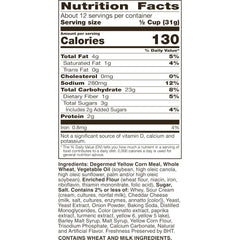 Chex Mix Cheddar Snack Mix, Savory Snack Bag, Family Size, 13.5 oz (Pack of 8)