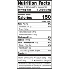 Late July Blue Corn Dippers Organic Tortilla Chips, 7.4 Oz Bag (Pack of 2)