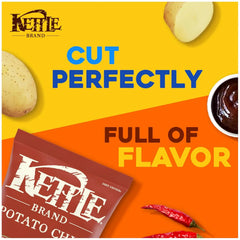 Kettle Brand Backyard Barbeque Kettle Potato Chips, Gluten-Free, Non-GMO, 7.5 oz Bag (Pack of 2)