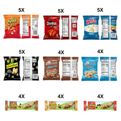 Frito-Lay Lunch Box Mix, Chips, Cookies and Quaker Chewy Bars Variety Pack, (Pack of 40)