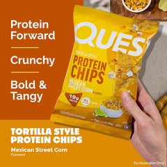 Quest Nutrition Tortilla Style Protein Chips, Mexican Street Corn Flavor, High Protein, Low Carb, Gluten Free, 1.1 Ounce (Pack of 12)