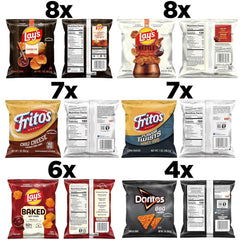 Frito Lay Backyard Barbecue Mix Variety Pack, 3.46 Pounds, (Pack of 40)