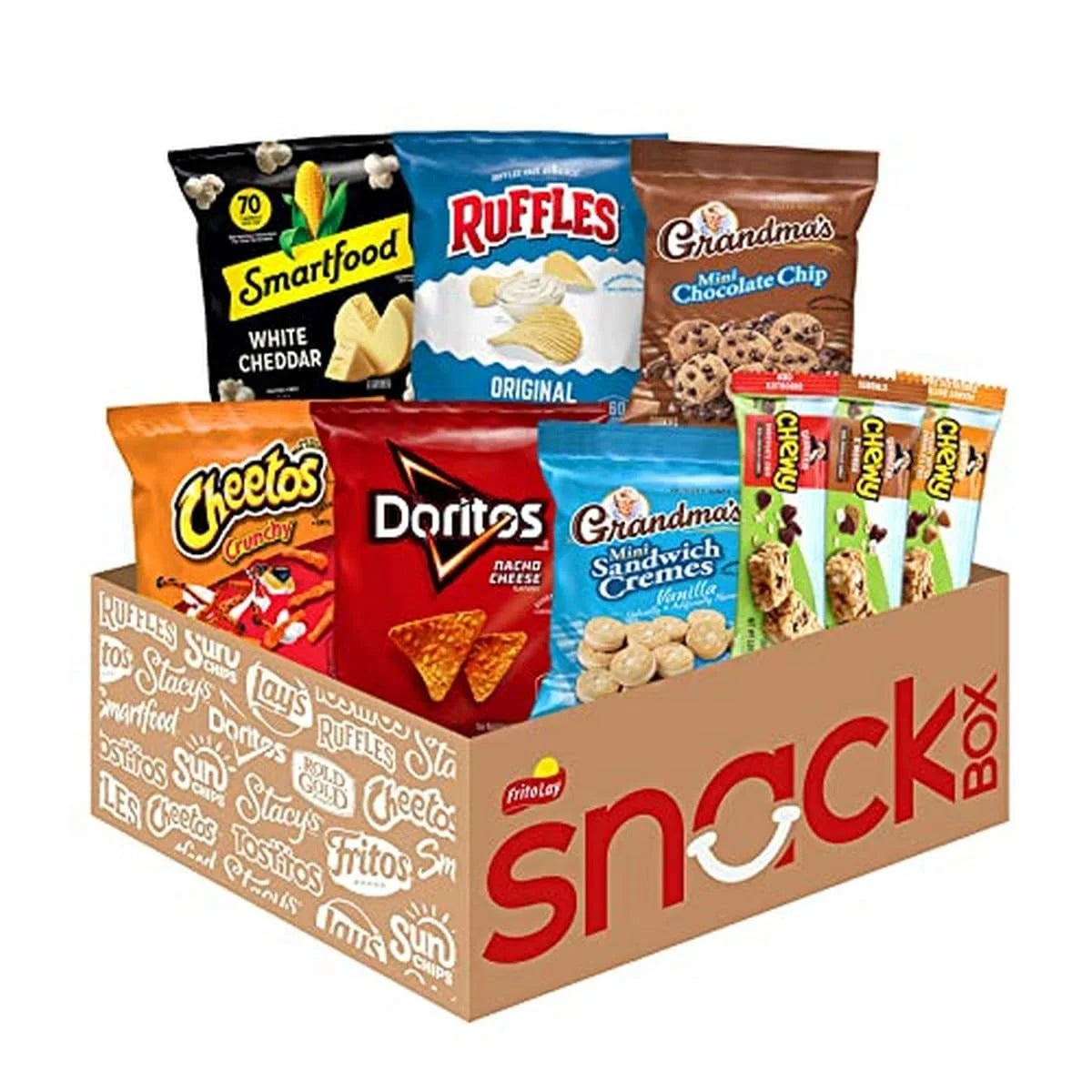 Frito-Lay Lunch Box Mix, Chips, Cookies and Quaker Chewy Bars Variety Pack, (Pack of 40)